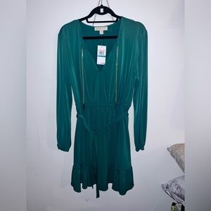 Michael Kors Green Dress, Large